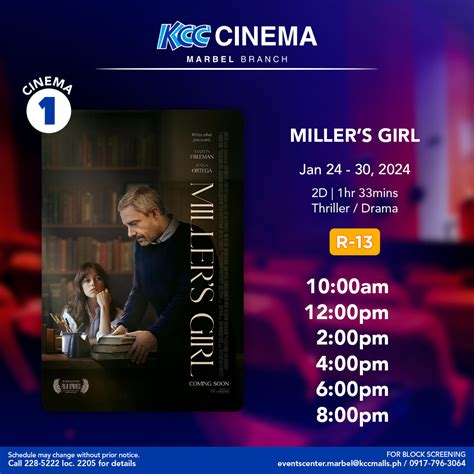 kcc movie schedule|Movies .